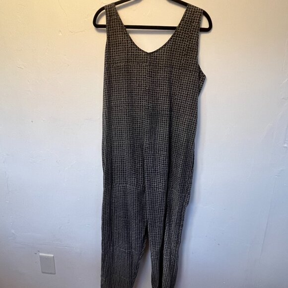 Batik Sleeveless Jumpsuit L Charcoal Grey - Picture 4 of 4